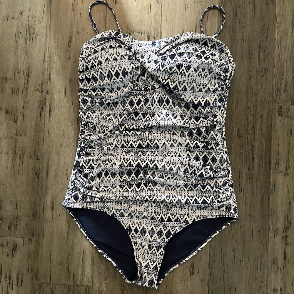 Cabarita Swim One Piece Swimsuit Navy US Size 14
